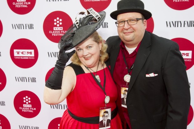Kelly Kitchens and Mark Wickersham on the red carpet at the 2014 TCM Film Festival. Photo credit: 