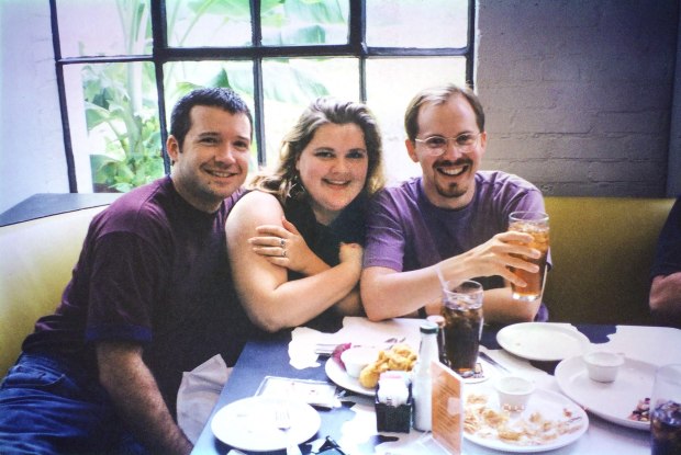 (left to right) Todd Johnson, Kelly Kitchen and Chad Tomlinson during their "Met" days in 1994. Photo credit: Kris Hundt